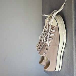 Men's Converse Chuck 70 Ox Sneakers Vintage Cargo Egret Black Men's US 12